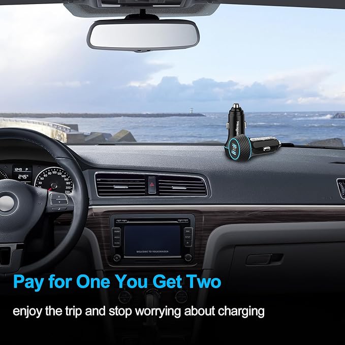 2 Pack 90W USB C Car Charger Super Fast Charging - Image 6