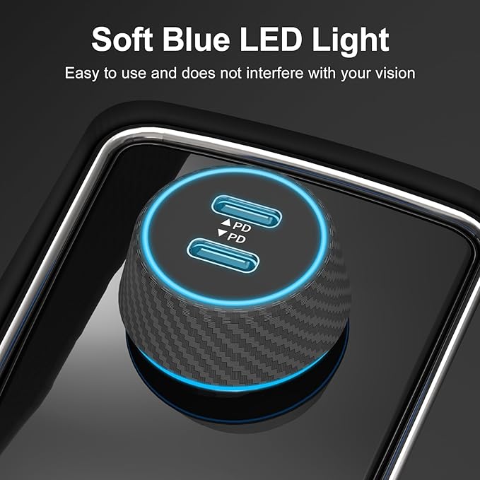 2 Pack 90W USB C Car Charger Super Fast Charging - Image 5