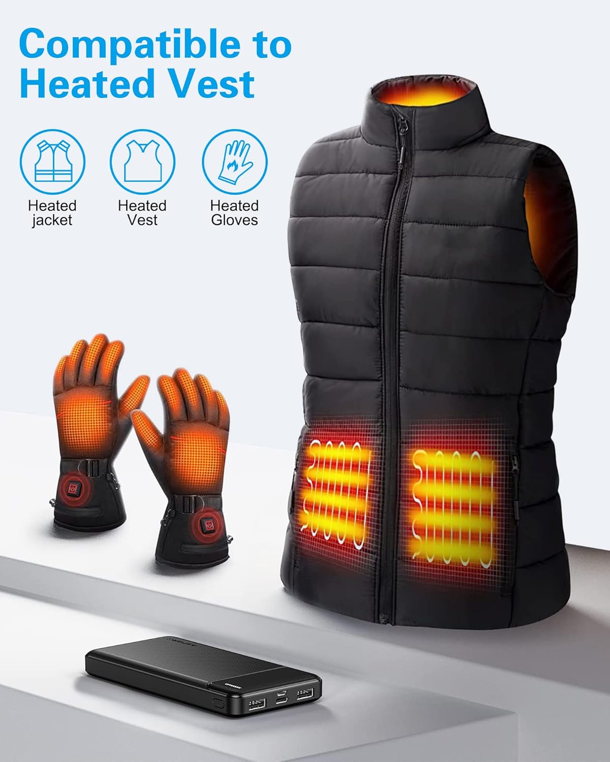 AsperX 2-Pack 10000mAh USB C Output - Image 6