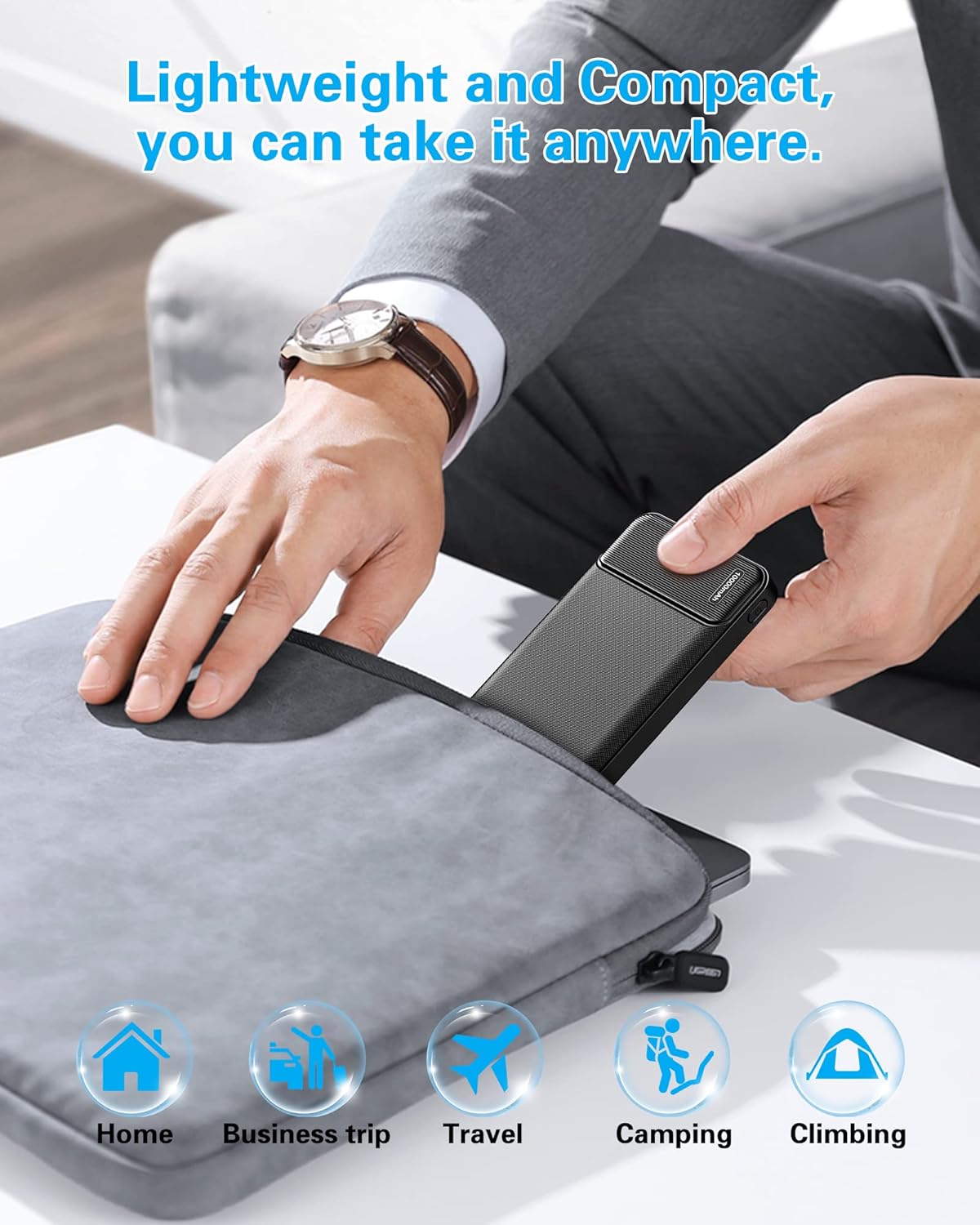 AsperX 2-Pack 10000mAh USB C Output - Image 2