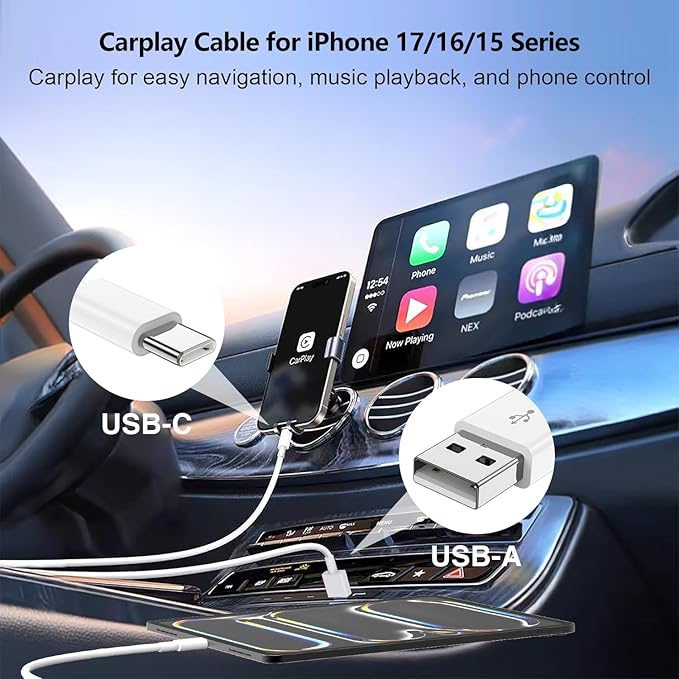 40W Dual Port USB-C & USB-A Car Fast Charging Adapter - Image 5